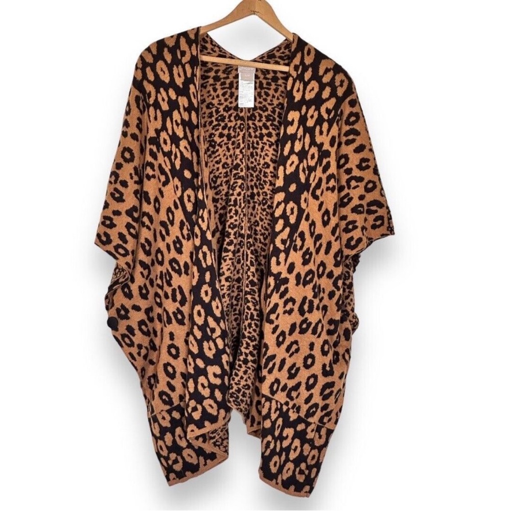 Chico's Animal Print Knit Top